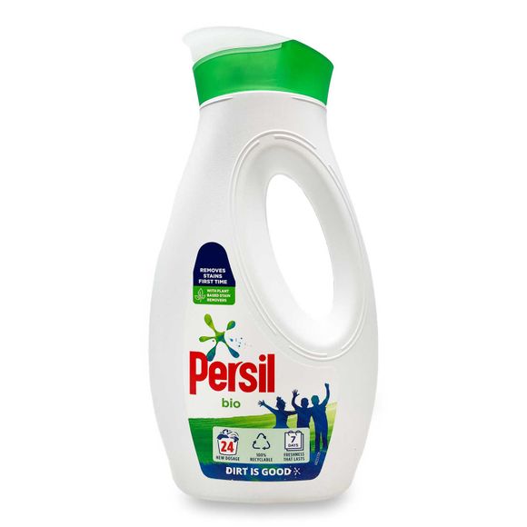 Persil Bio Laundry Washing Liquid Detergent 24 Washes 648 Ml